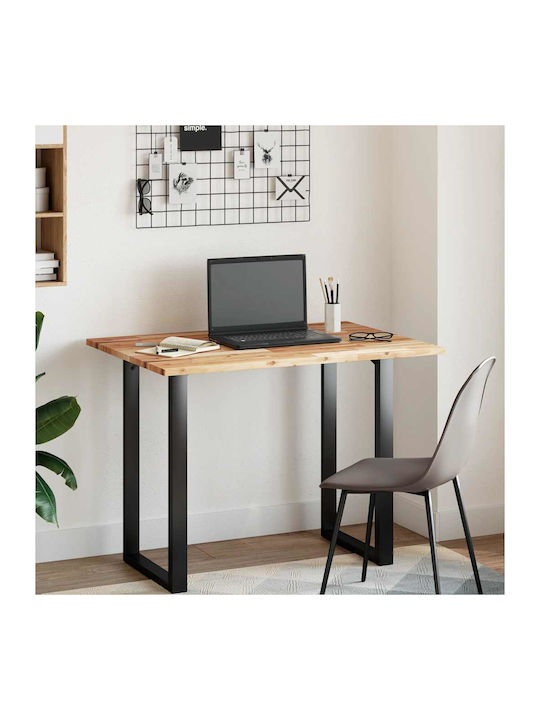 vidaXL Suprafață Rectangulară De Masă Din Lemn Masiv Maro 80x70x2cm 4008828