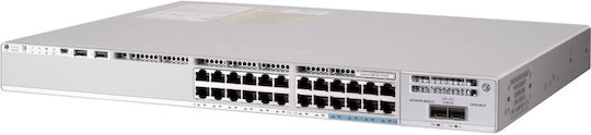 Cisco Catalyst C9200L Managed L2 PoE Switch με 16 Θύρες Gigabit (1Gbps) Ethernet και 4 SFP Θύρες