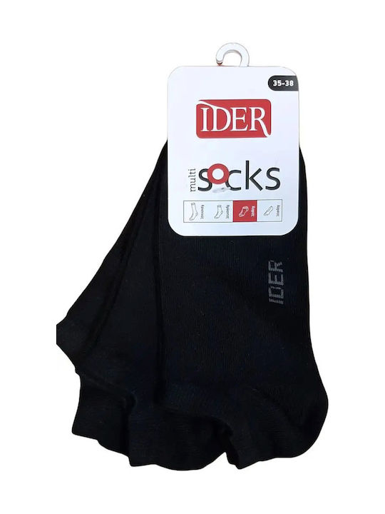 IDER Дамски Чорапи Total Black 3Пакет