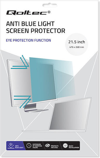 Qoltec Φίλτρο Μπλε Φωτός 21.5" 16:9
