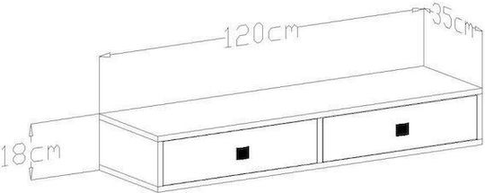 Wooden Black Console Table