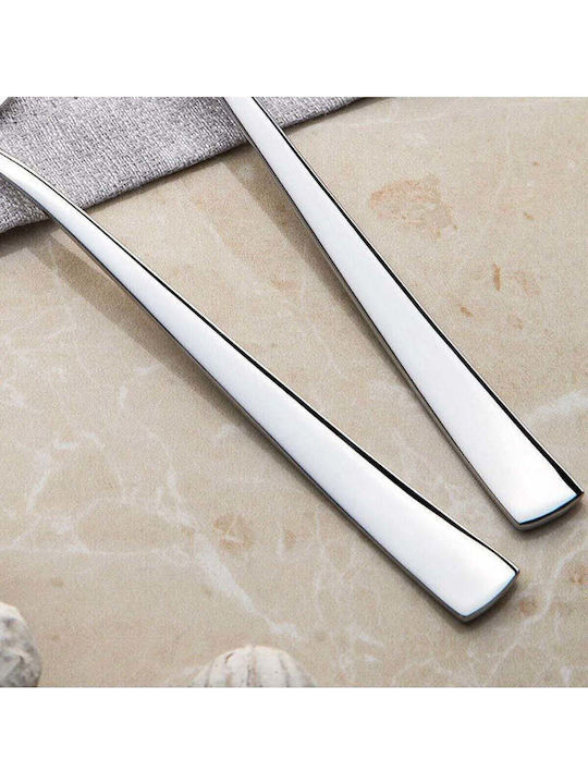 SteweHome Cutlery Set Stainless Steel Gray 12 Pieces
