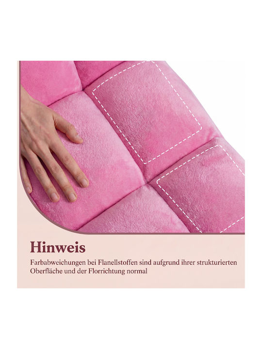 Vielseitiger Sitzsack Sessel Rosa 51x60x49,5cm