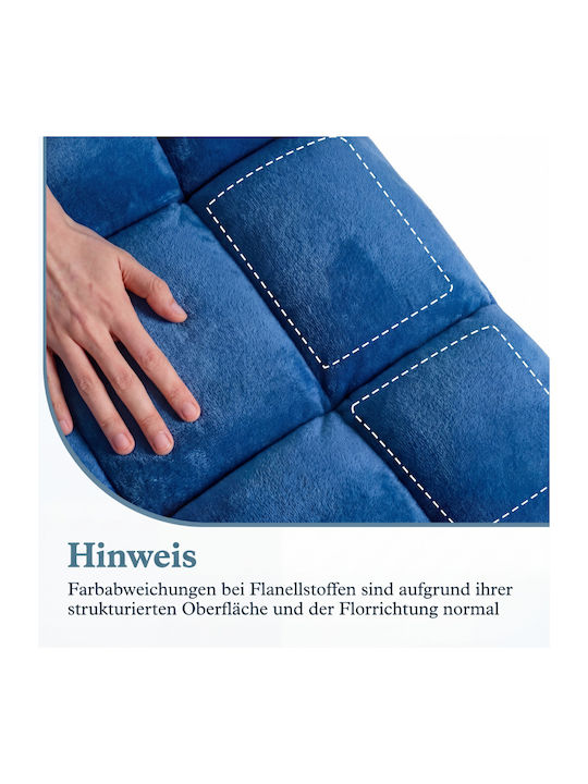 Multifunctional Bean Bag Chair Blue 51x60x49.5cm