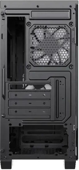 GameMax Cyclops Gaming Micro Tower Κουτί Υπολογιστή με Πλαϊνό Παράθυρο και ARGB Φωτισμό Μαύρο