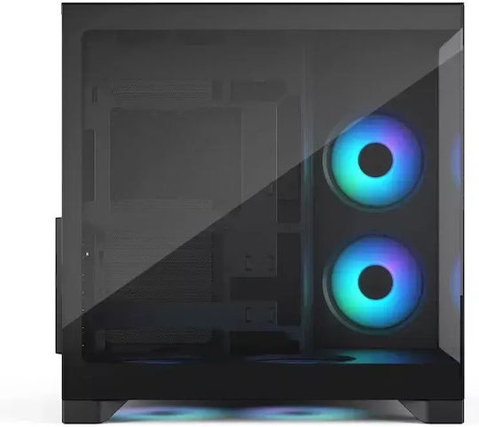 Fractal Design Pop 2 Gaming Midi Tower Computer Case with Side Window and ARGB Lighting Black
