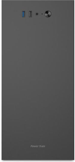 Power Train IK240810B Midi Tower Κουτί Υπολογιστή Μαύρο