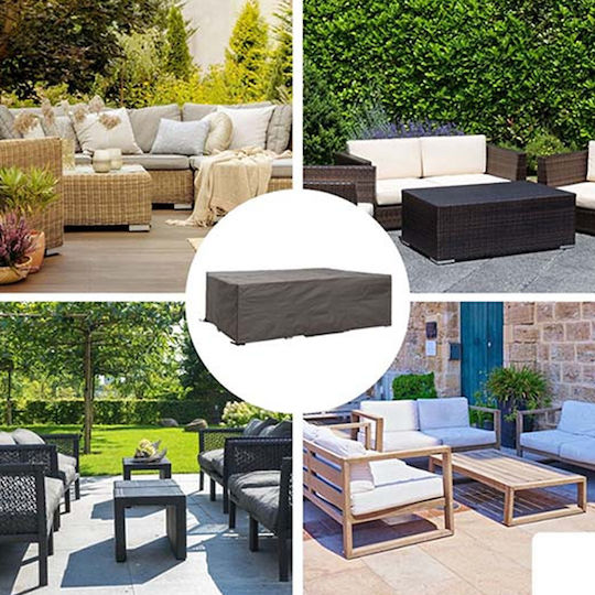Perel Waterproof Protective Dining Table Cover 240x180x75cm