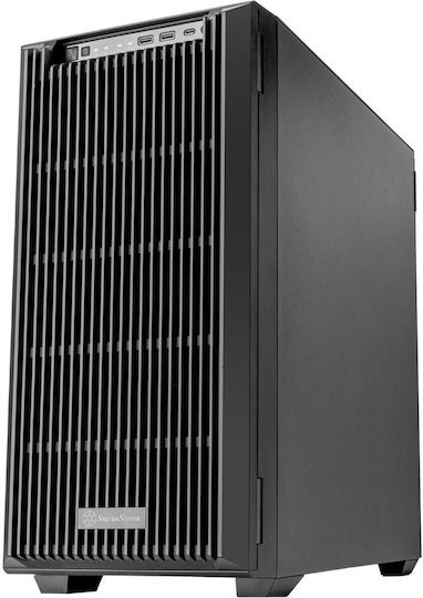 Silverstone CS383 Midi-Turm Computergehäuse Schwarz
