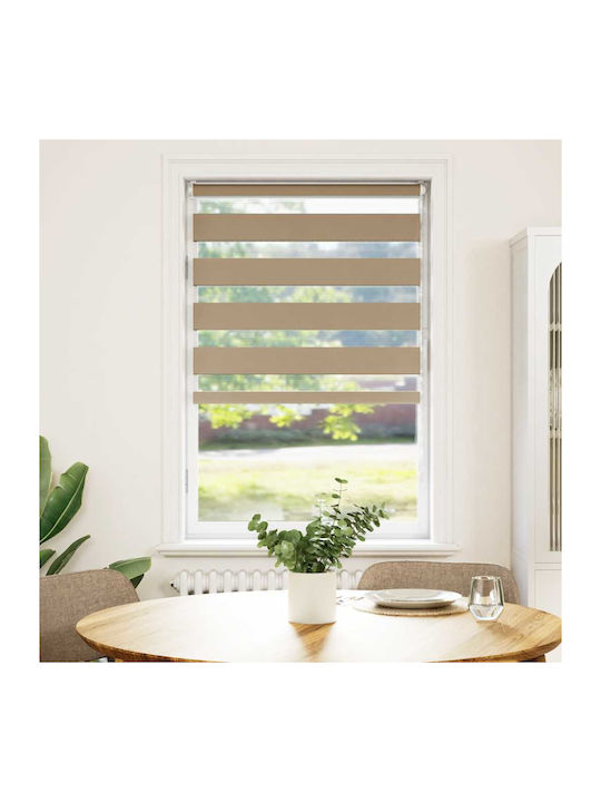 vidaXL Fabric Roller Blind in Brown Colour W75xH100cm