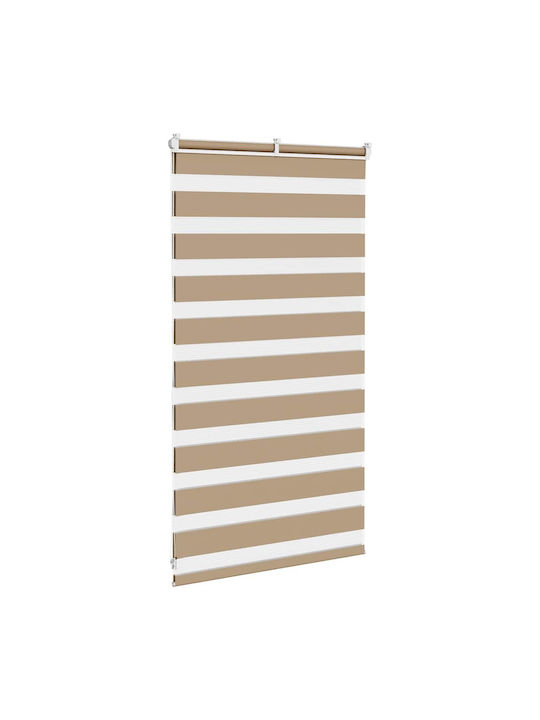 vidaXL Fabric Roller Blind in Brown Colour W75xH100cm