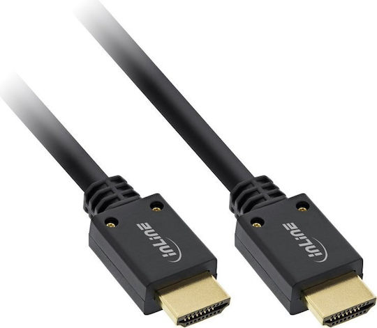 InLine HDMI 2.1 Ultra High Speed 48Gbps 4K 120Hz HDR VRR Cable HDMI Male - HDMI Male 1m Black