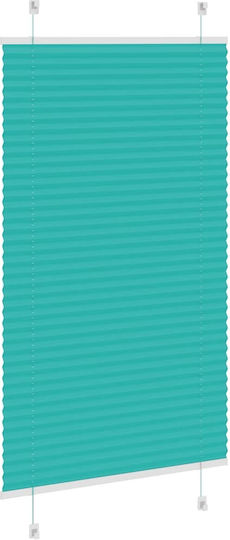 vidaXL Stoff Jalousie in Petrol Blau Farbe P80xH100cm