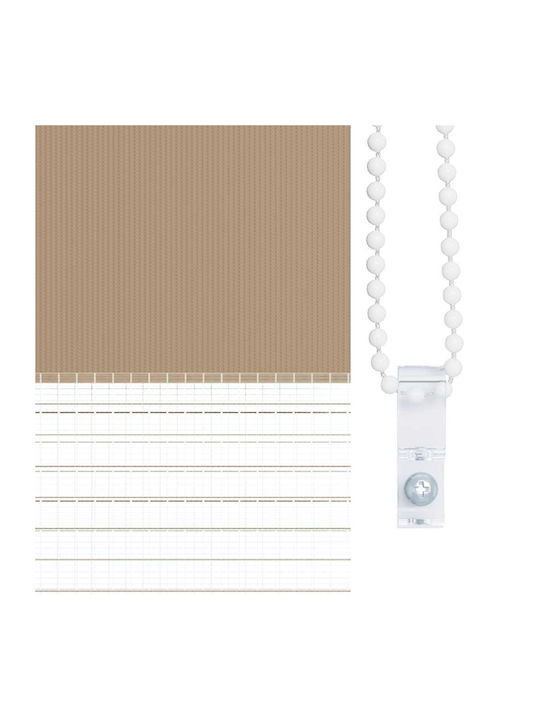vidaXL Fabric Roller Blind in Brown Colour W75xH100cm