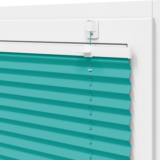 vidaXL Fabric Roller Blind in Petrol Blue Colour W110xH150cm