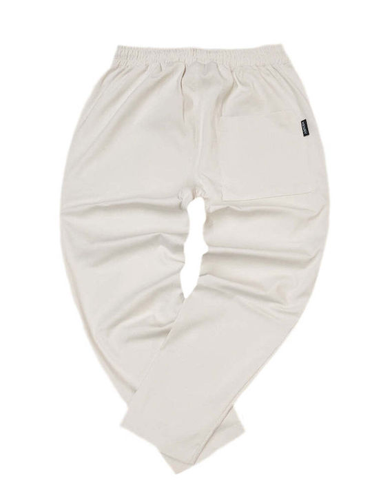 Trousers in Relaxed Fit Beige