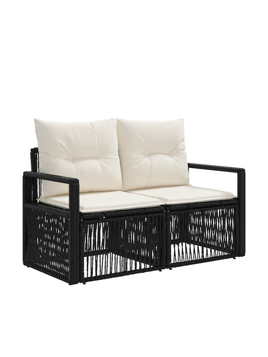 Canapea Cu Patru Locuri De Exterior Din Rattan Cu Perne