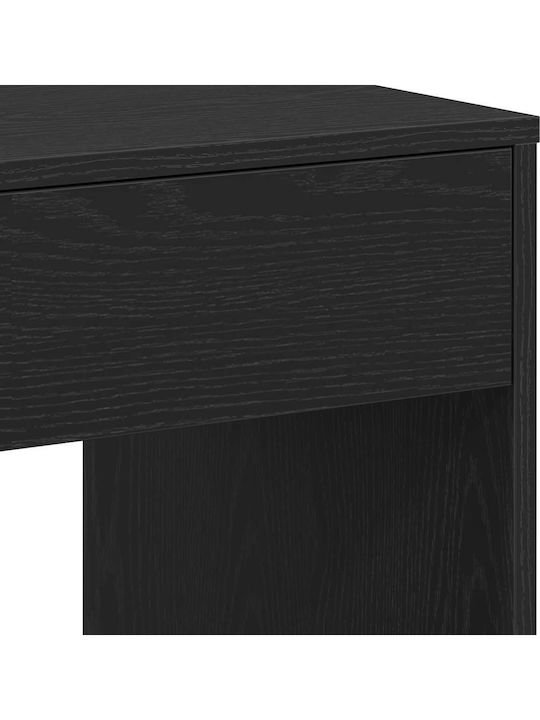 Γραφείο Ξύλινο Μαύρη Δρυς 101x50x76.5εκ.
