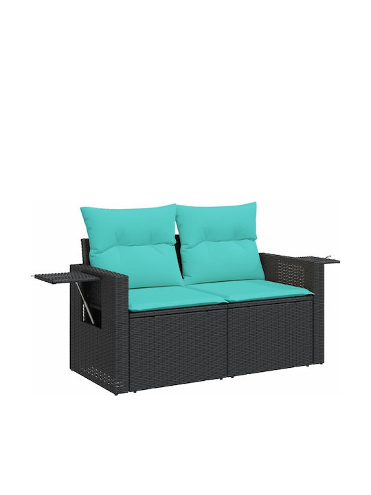 Outdoor Corner Sofa Rattan With Cushions 55x62x69cm