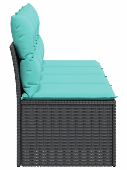 Canapea Cu Patru Locuri De Exterior Din Rattan Cu Perne
