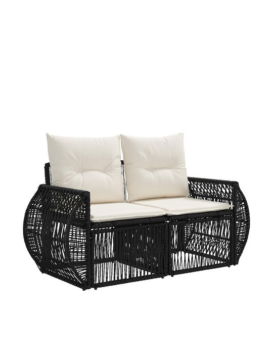 Viersitziges Outdoor-Sofa Rattan mit Kissen