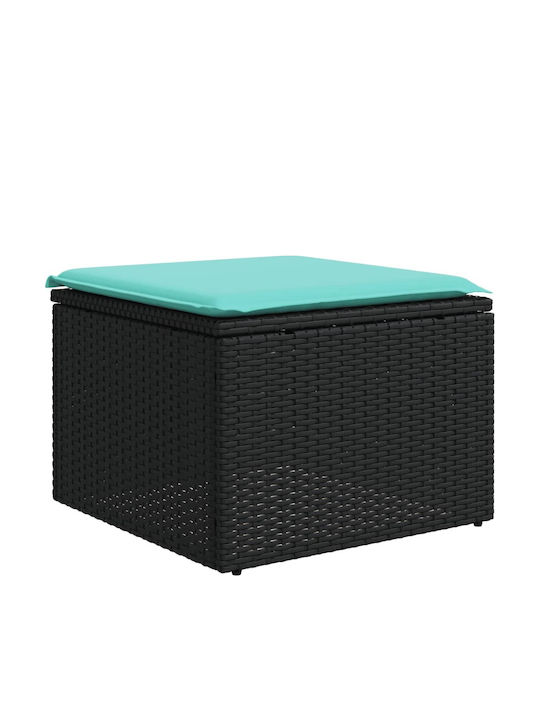 Outdoor Corner Sofa Rattan With Cushions 62x62x69cm