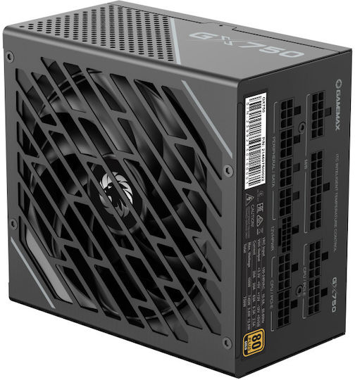 GameMax GX-750 750W Schwarzes Netzteil Computer Vollständig Modular 80 Plus Gold