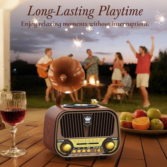 MD-1319BT Retro Tischplatte Radio mit Bluetooth und USB