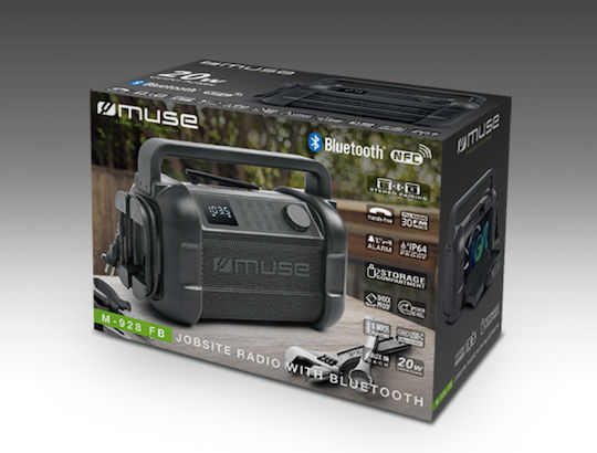 Muse M-928 FB Tragbares Radio mit Bluetooth und USB Schwarz