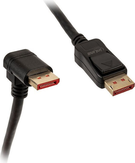 InLine Cable DisplayPort male - DisplayPort male 2m Μαύρο (17152U)