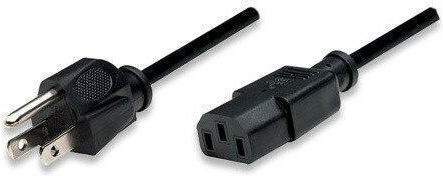 Standard Cable 1.8 Meters Black Manhattan Mht300179