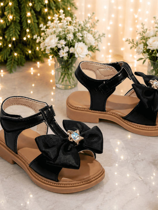 Kids' Black Sandals