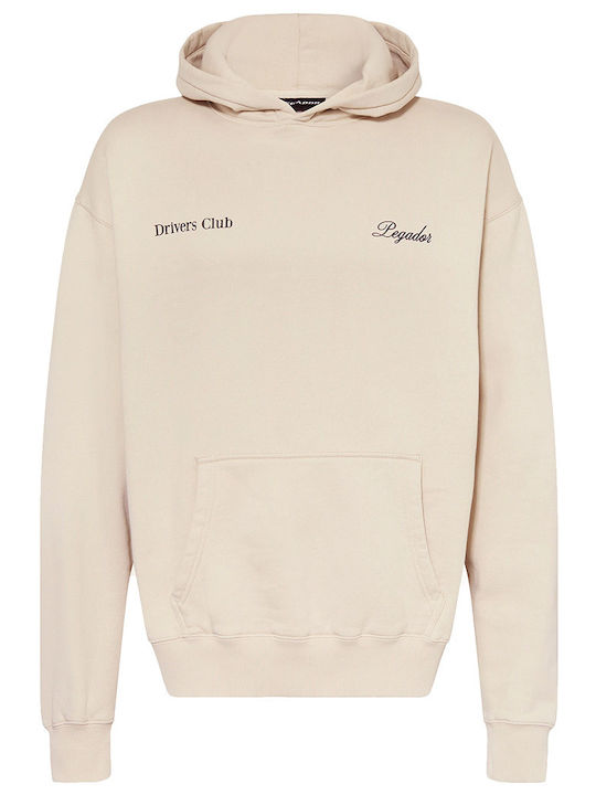 Hoodie Washed Beige