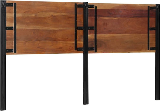 vidaXL Hölzernes Kopfstütze für Betten Braun 180x100cm
