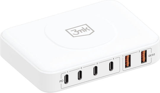 3MK USB-C Universal Laptop Charger 100W 20V 5A with Detachable Power Cable