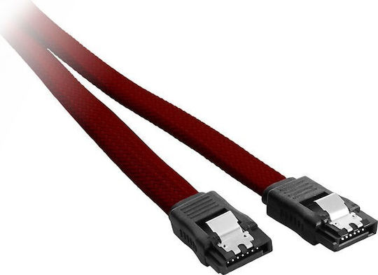Cablemod 7-пинов SATA III - 7-пинов SATA III Кабел 60см Червен (CM-CAB-SATA-N60KBR-R)