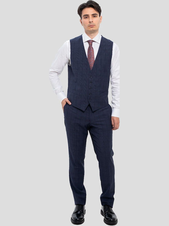 Men’s Suit Jacket Dark Blue Taxedo