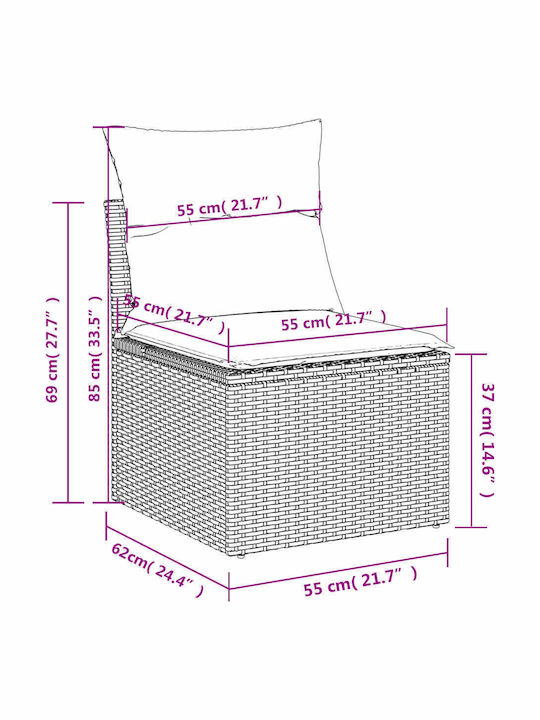 Canapea De Colț Pentru Exterior Rattan