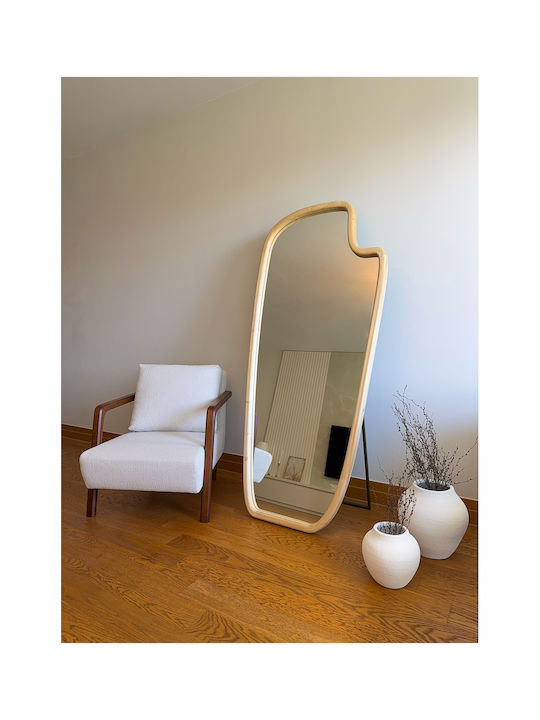 SteweHome SteweHome Boden- oder Standspiegel Oval mit Holzrahmen 180x80cm