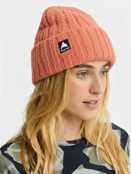Beanie Unisex Σκούφος Πλεκτός σε Χρυσό χρώμα