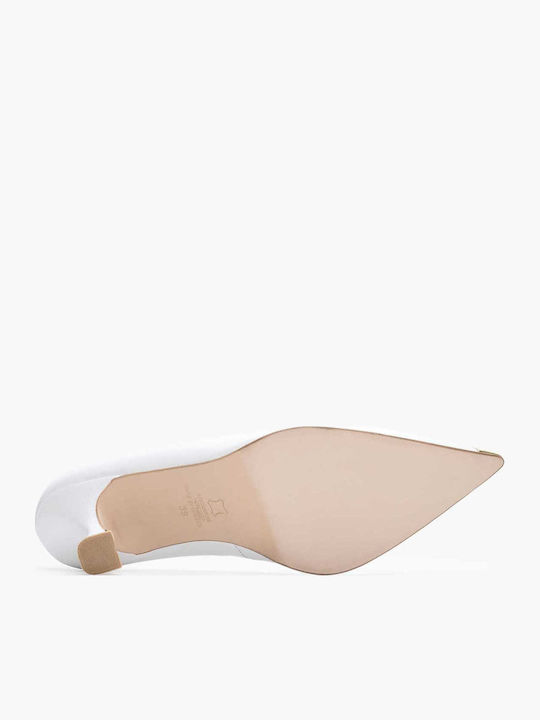 Δερμάτινες Γόβες Λευκές