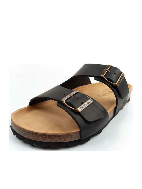 Leather Men's Sandals In Beige Colour