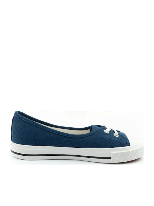 Γυναικεία Slip-On Πάνινα Μπλε