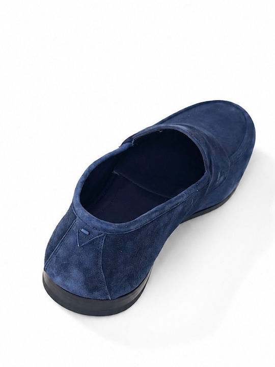 Suede Herren Freizeitschuhe Blau