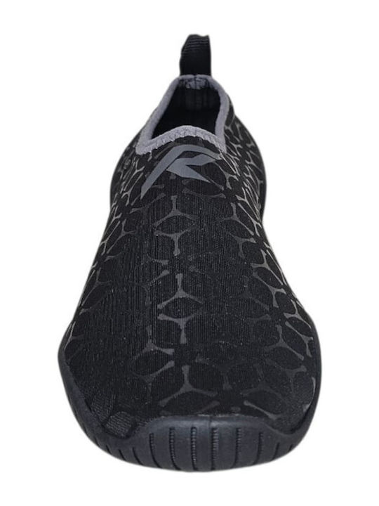 Runners Beach Shoes 21026 Black Grey Runners