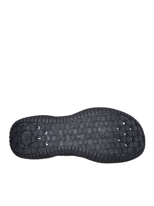 Runners Beach Shoes 21026 Black Grey Runners