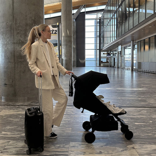Elodie Details Mondo Pushchair Suitable for Newborn Black 6.7kg