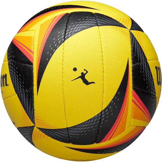 Μπάλα Beach Volley Wilson Optx Fivb Vb Game Ball Black Yellow Wv3000801xbof