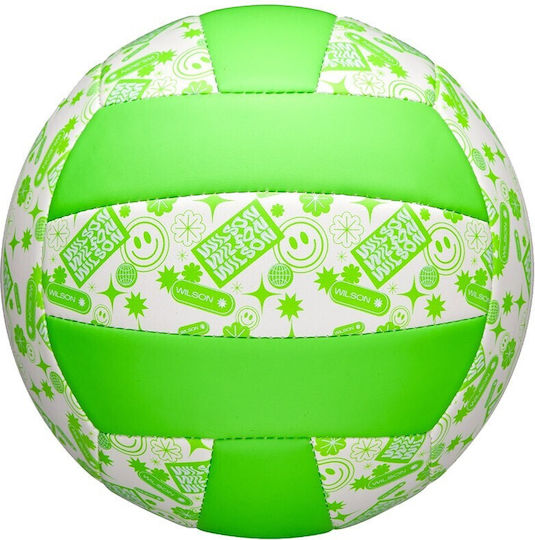 Μπάλα Beach Volley Wilson Stamp Vb Green White Wv4007502xbof