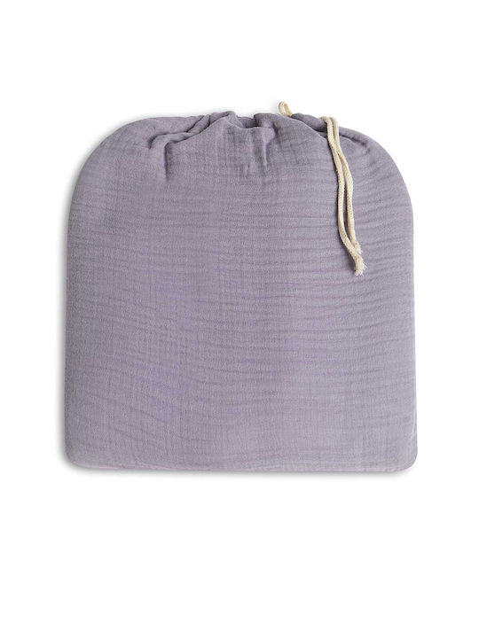Aigaion Cotton Purple Beach Poncho